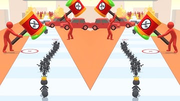 TINY RUN 3D 🐜👑✨ Gameplay All Levels iOS, Android Walkthrough Game Mobile New Level