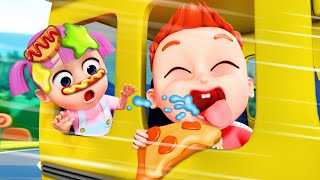 Safety On The Bus 🚃 Flavour Song | Kids Songs | Bibiberry Nursery Rhymes