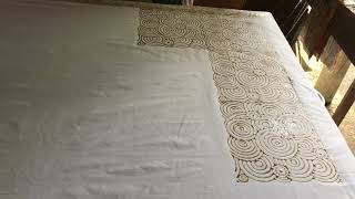 Batik Block Printed Process - Batik Cop - Batik Asli Malaysia. screenshot 1