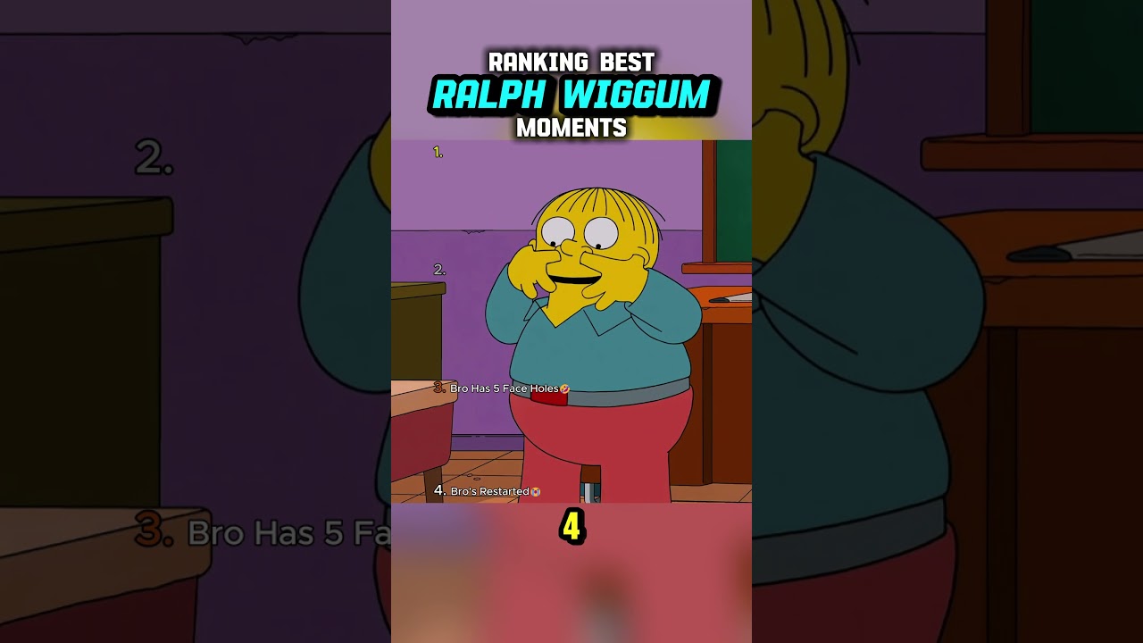 Best Ralph Wiggum Moments🤣 #shorts