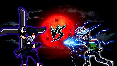 Sasuke FMS V3 OP VS Kakashi V4 OP in Jump Force Mugen