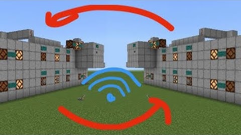 Wireless Redstone communication (bedrock edition)