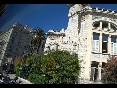 Экскурсия по Ницце, Франция, проезжаем все красоты города
