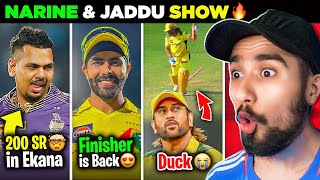 OMG! Jaddu is BACK! ❤ MS Dhoni duck | Narine Batting ☠ | CSK vs PBKS & LSG vs KKR