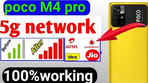 Poco M4 pro 5G network setting | how to fix network problem | internet problem poco m4 pro 5g