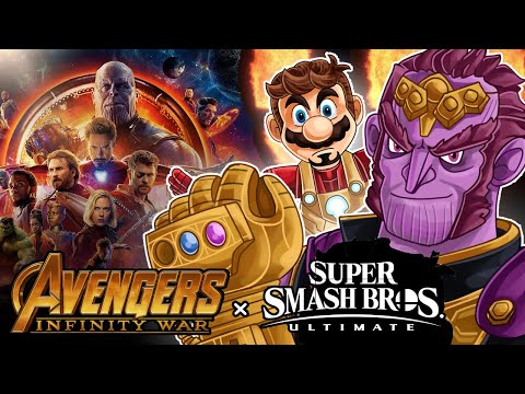 Drawing AVENGERS: INFINITY WAR With Super Smash Bros. Characters...