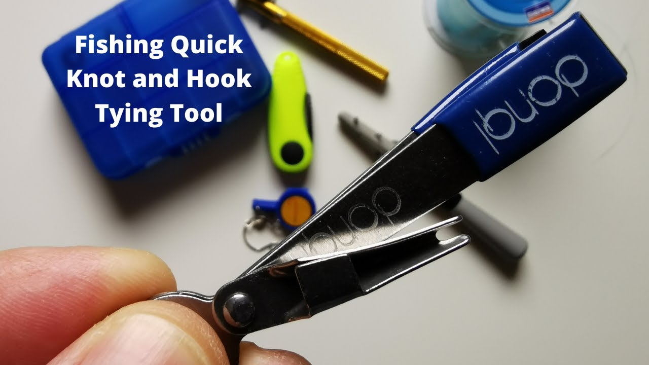 Fishing Quick Knot and Hook Tying Tool - Stainless Steel 4 in 1 Fly Line  Clippers [4K] 