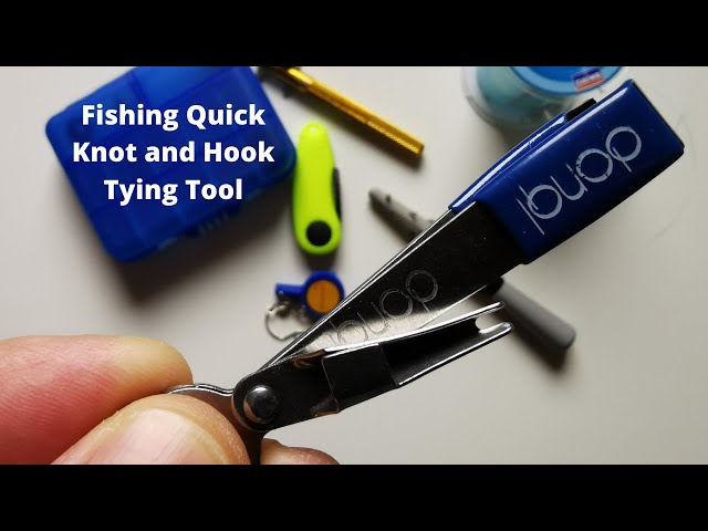Fishing Quick Knot and Hook Tying Tool - Stainless Steel 4 in 1 Fly