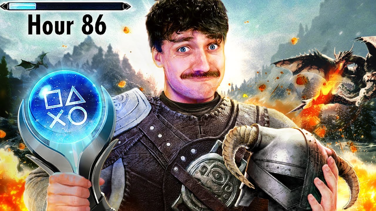 I Spent An ENTIRE MONTH Getting Skyrim Platinum