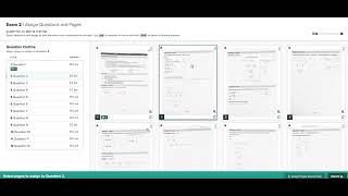 Gradescope - Page to problem number Matching
