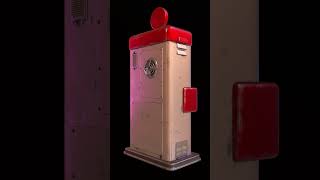 Blender Game Props Cold Brew Vending machine Substance Painter Marmoset Toolbag
