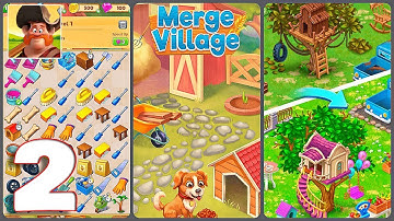 Merge Town : Design Farm - Gameplay Walkthrough Part 2 (iOS, Android)