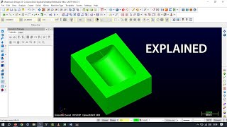 Mastercam X5 || Basic Milling Example || Paralel milling Cavity (EXPLAINED)