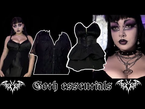 GOTH ESSENTIALS! (Clothing, accessories and more!)