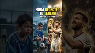 From Rejected Kid to Football GOD 🐐 | The Lionel Messi Story #shorts #lionelmessi #football