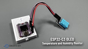 ESP32-C3 OLED Temperature and Humidity Monitor with DHT11 Sensor