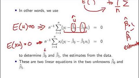 2.2.1 Ordinary Least Squares (OLS) Part 1