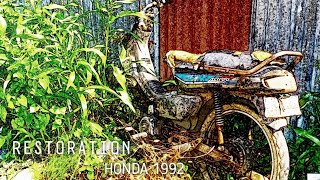 Download lagu FULL RESTORATION • 1992 HONDA DREAM 100cc Abandoned -TimeLapse mp3