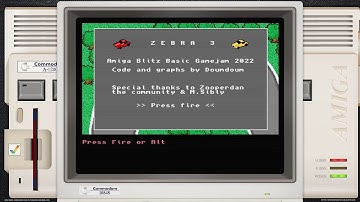 Zebra 3 (2022) from Doumdoum on the Amiga - created for Blitzbasic Game Jam 2022