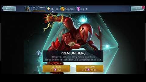 Injustice 2 Mobile - Speedforce The Flash Premium Chest 10X pull!!