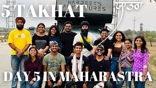 ROADTRIP JAIPUR TO NANDED | 5 TAKHAT TOUR | DAY 5