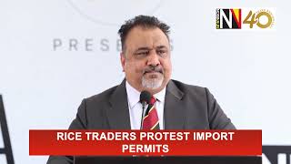 Rice Traders Protest Import Permits