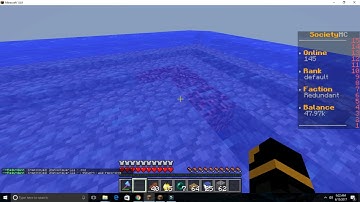 Minecraft SocietyMC Factions Base Build Timelapse