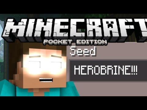 Herobrine Possessed This Seed In Mcpe Minecraft Pe Pocket Edition Herobrine Evidence Youtube