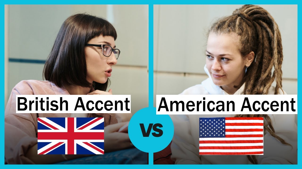 American Accent vs British Accent 100 words in American English YouTube