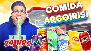 24H Comiendo De Gasolineras! *Llamando Brothercitos* | Rael Star 🚀