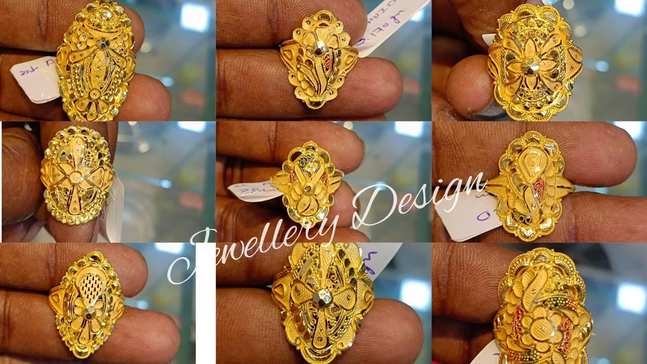Buy Estele Gold Plated CZ Leaf Designer Ring for Women Online