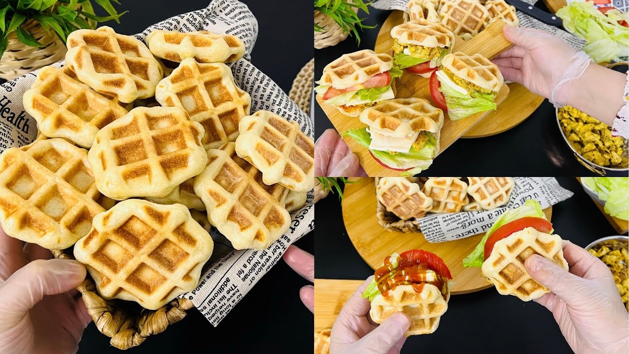 وافل أو قوفر مالح  بطريقة ساهلة والبنة عالمية جرب تحصلwaffles