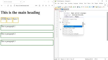 HTML and CSS (part 29): Center vertically, using the line-height property