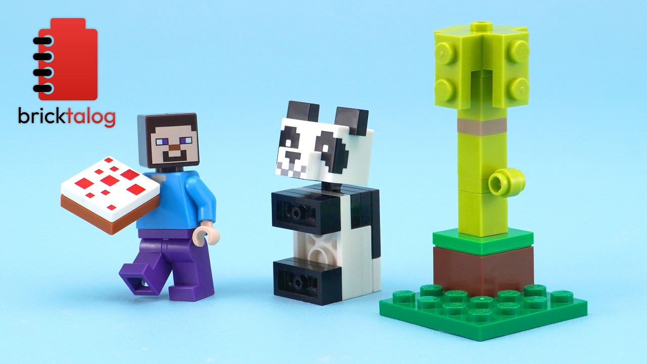 LEGO Minecraft 30672 Steve and Baby Panda Speed Build