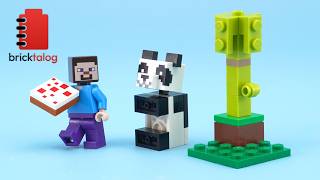 LEGO Minecraft 30672 Steve and Baby Panda Speed Build