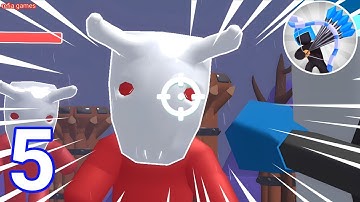 Merge Archers : Castle Defense - Gameplay Walktrough Part 5 Level 23 - 32 Defeat Giant iOS/Android