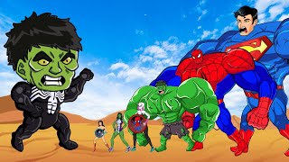 Rescue HULK Family & SPIDERMAN, She Hulk vs Venom Return Dead: Who Is The King Of Super Heroes ?