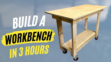 I Built A DIY Garage Workbench On The Floor