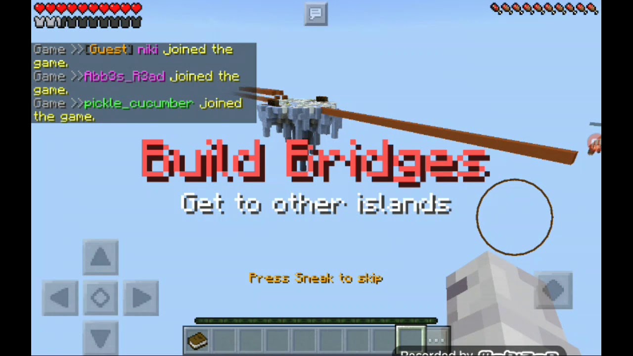 Bedwars server in minecraft pocket edition YouTube