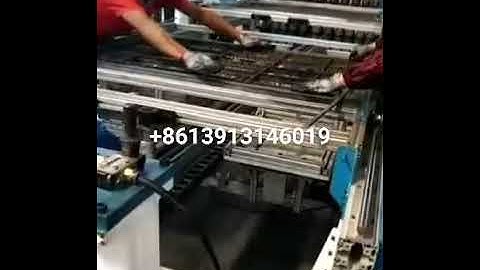 automatic multi head gantry row spot welding machine for big wire mesh