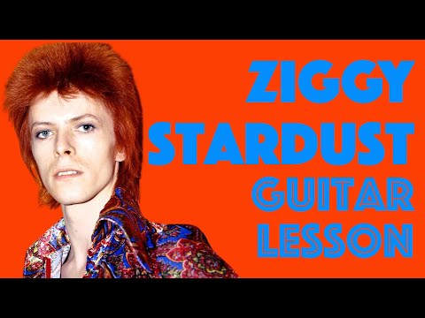 “Ziggy Stardust” Rhythm Guitar Lesson | Easy Beginner | David Bowie