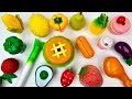 食材 野菜切り&フルーツ切り | 木製 Wooden Fruit and Vegetable, ASMR