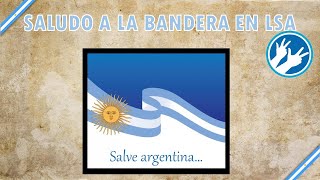Saludo a la Bandera en LSA | Lengua de Señas Argentina by Carolina Sarria 1,394 views 2 years ago 2 minutes, 1 second