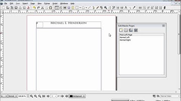 How to Typeset a Novel in Scribus Part 3: Master Pages (cont)