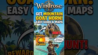 How to Get Mountain Goat Horn in Windrose! 🐐⚔️#shorts #gaming #windrose