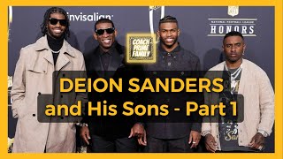 DEION SANDERS and His Sons #deionsanders #coachprime #shedeursanders #shilosanders