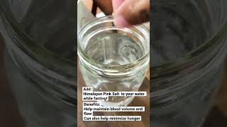 Adding Salt To Your Water While Fasting Intermittent Fasting And Prolonged Fasting