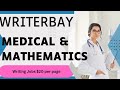 Writerbay||Medical and Mathematics jobs