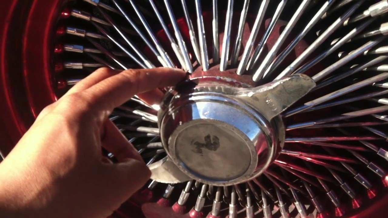 How to Install Lowrider Wire Rims YouTube