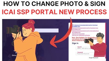 How To Change photo and sign SSP portal | How to upload photo & Sign In SSP Portal New Process